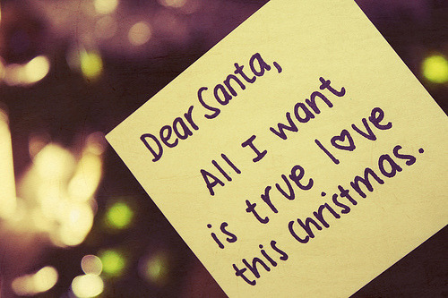 All I Want Is True Love This Christmas | SayingImages.com